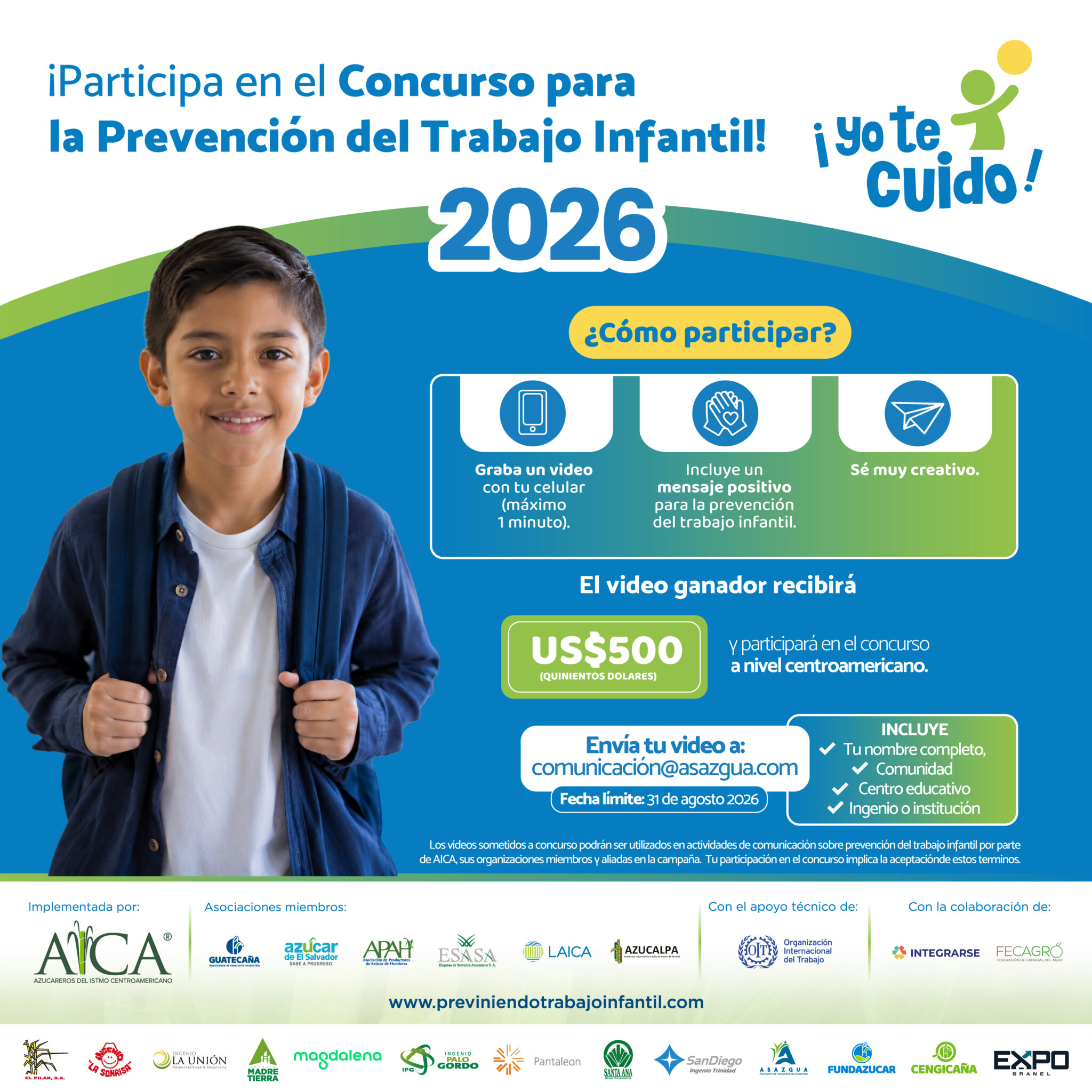 Lanzan concurso regional para la Prevención del Trabajo Infantil 2026