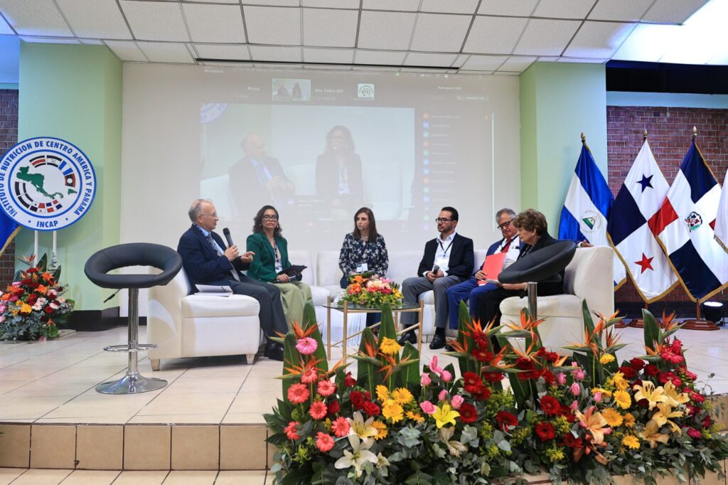 Luis Miguel Paiz, Gerente General de Guatecaña, durante su participación en la reunión científica del INCAP sobre nutrición, seguridad alimentaria y fortificación de alimentos.